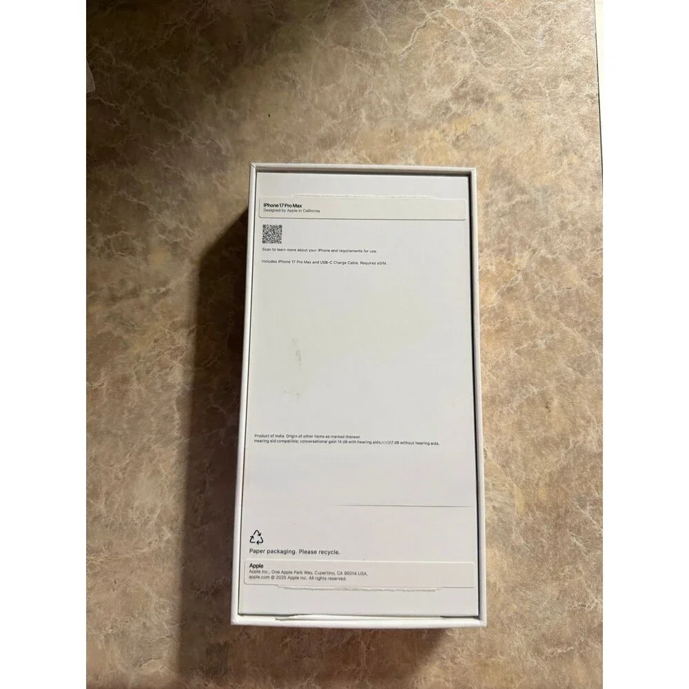 iPhone 17 Pro Max Orange Box